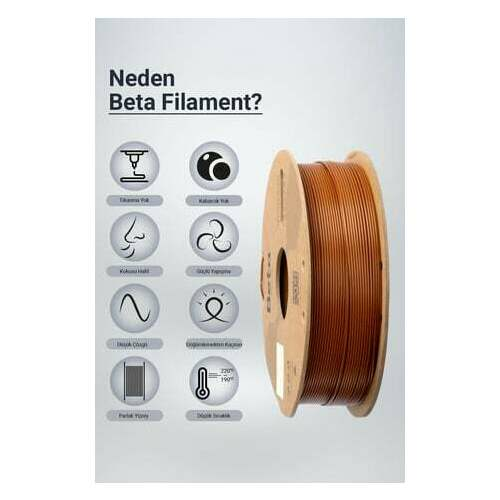 Beta Pla+ Filament Brown resim önizleme